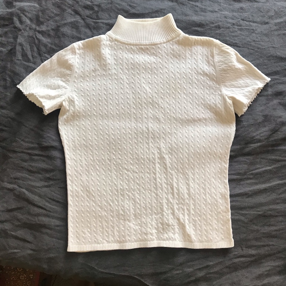 90s vintage turtle neck knit top - Picture 4 of 9